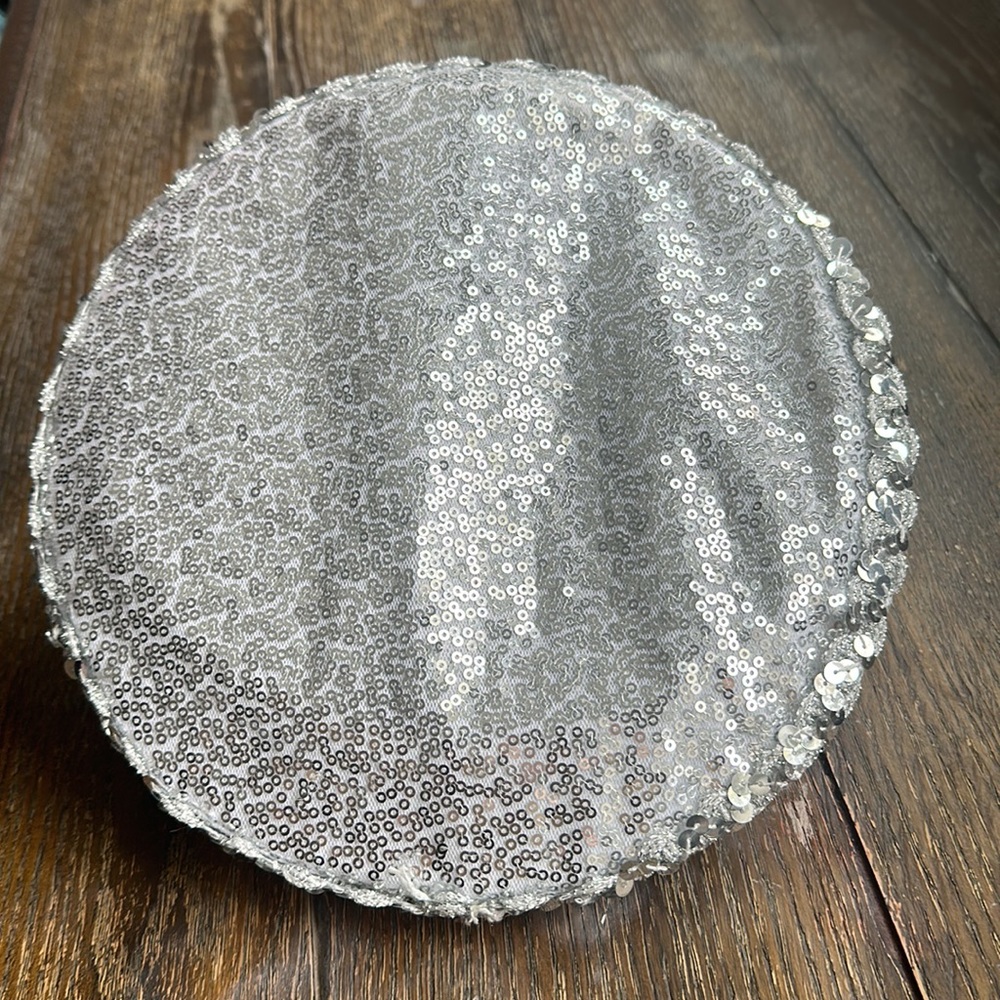 Bride Silver Sequin Festival Trucker Hat - Picture 2 of 3